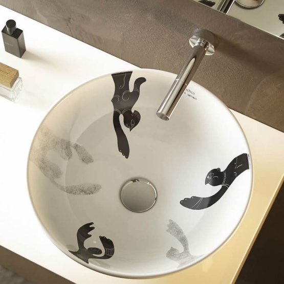 Aufsatzwaschbecken - Bathco Totem I - Klicken Sie auf das Bild um die Galerie zu öffnen