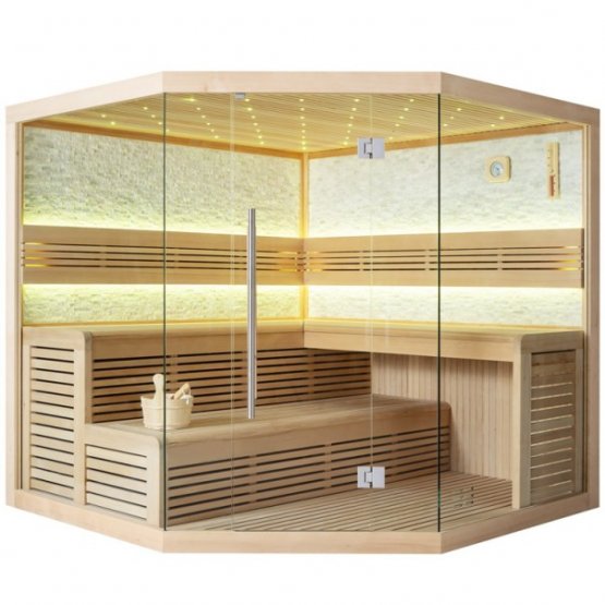 Sauna - AWT E1101A Hemlock - Klicken Sie auf das Bild um die Galerie zu öffnen