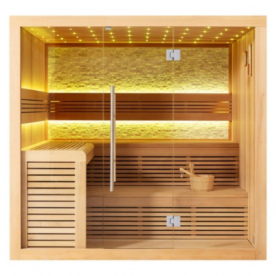 Sauna - AWT E1102B Hemlock - Klicken Sie auf das Bild um die Galerie zu öffnen