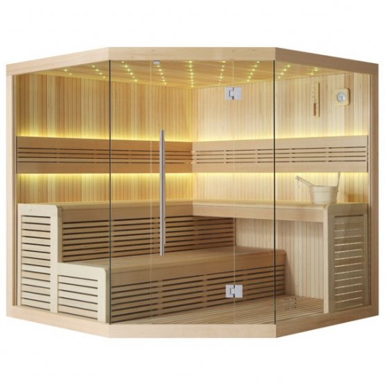 Sauna - AWT E1111A Hemlock - Klicken Sie auf das Bild um die Galerie zu öffnen