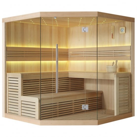 Sauna - AWT E1111B Hemlock - Klicken Sie auf das Bild um die Galerie zu öffnen