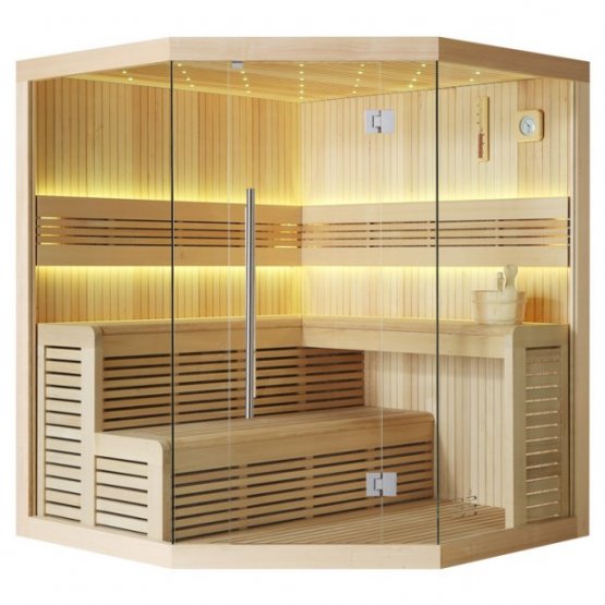 Sauna - AWT E1111C Hemlock - Klicken Sie auf das Bild um die Galerie zu öffnen