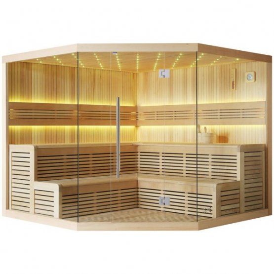 Sauna - AWT E1111XL Hemlock - Klicken Sie auf das Bild um die Galerie zu öffnen