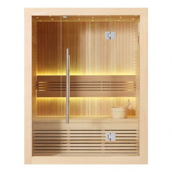 Sauna - AWT E1113B Hemlock - Klicken Sie auf das Bild um die Galerie zu öffnen