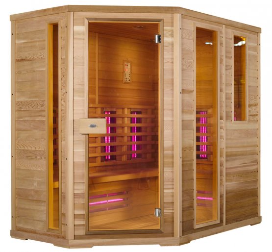 Infrarotkabine - Nobel Sauna 210 Hemlock - Klicken Sie auf das Bild um die Galerie zu öffnen