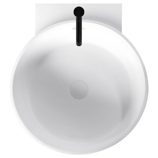 Standwaschbecken - StoneArt LZ550 Weiß Glänzend