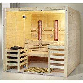 Sauna - Infraworld Opal Massiv Massanfertigung