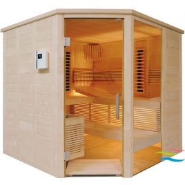 Sauna - Saunalux Finnia Premium Infrarot 5-Eck